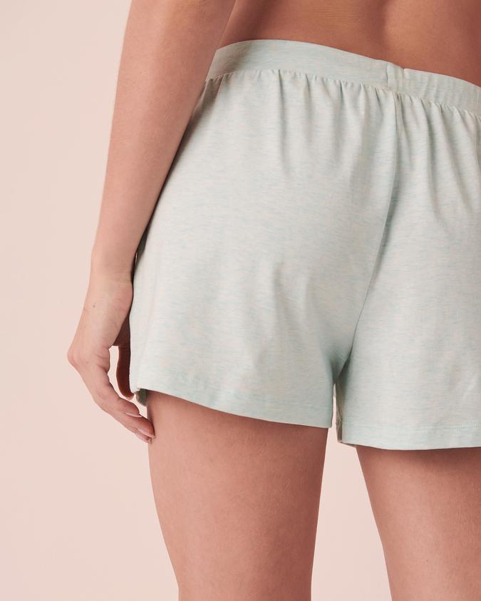 la Vie en Rose Women’s Blue mix Cotton Pyjama Shorts