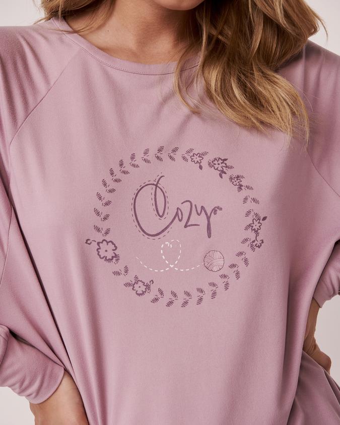 la Vie en Rose Women’s Light lilac Super Soft Long Sleeve Shirt
