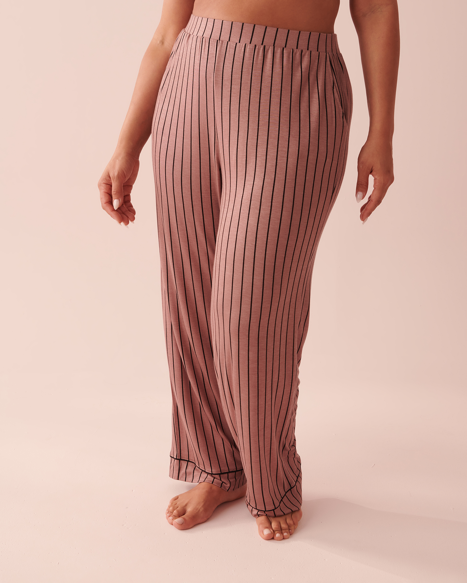 la Vie en Rose Women’s CHIC STRIPE Soft Jersey Pyjama Pants