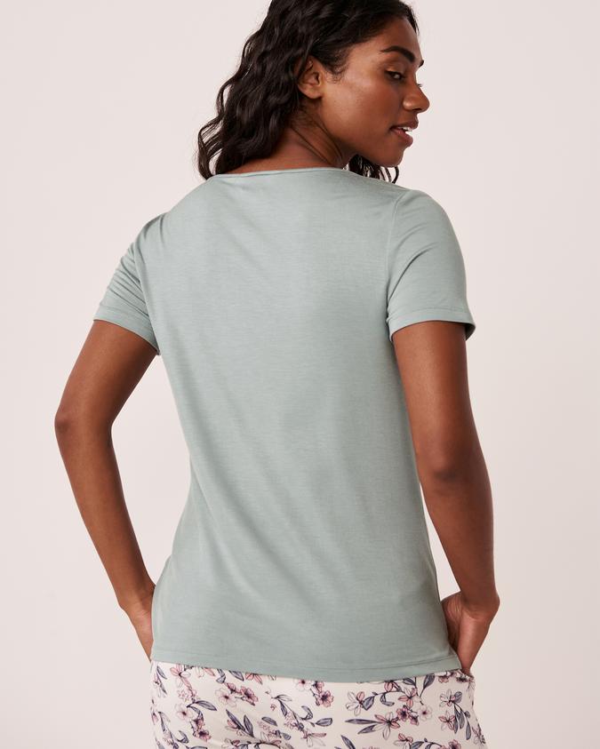 la Vie en Rose Women’s Slate Soft Knit T-shirt