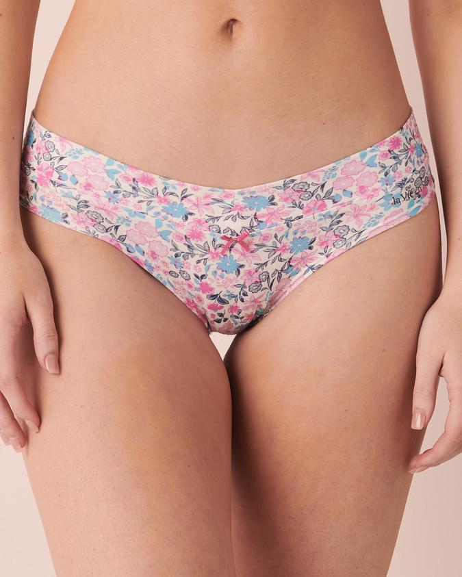 la Vie en Rose Women’s Spring floral Cotton Bikini Panty