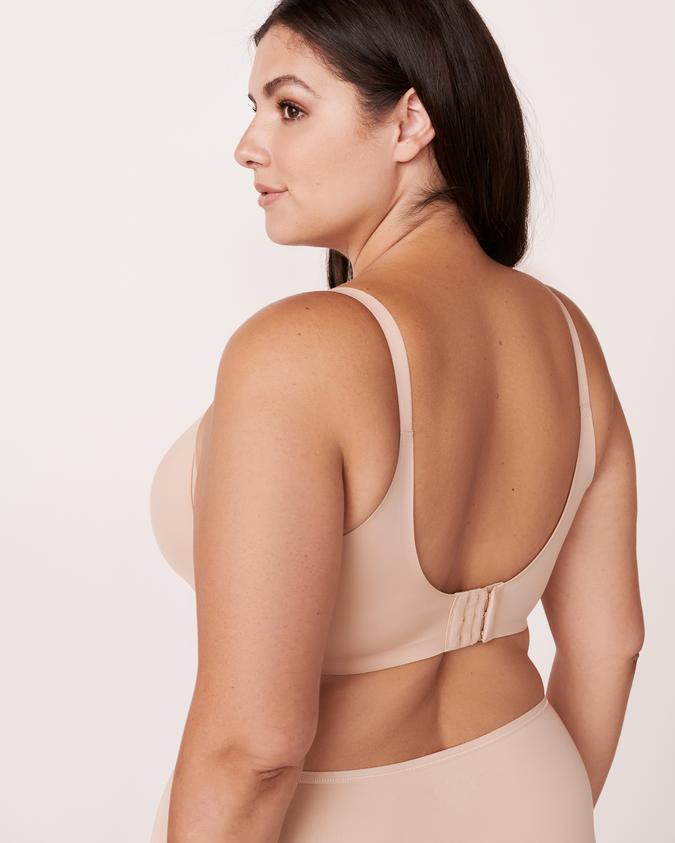 la Vie en Rose Women’s Latte Lightly Lined Wireless Sleek Back Bra