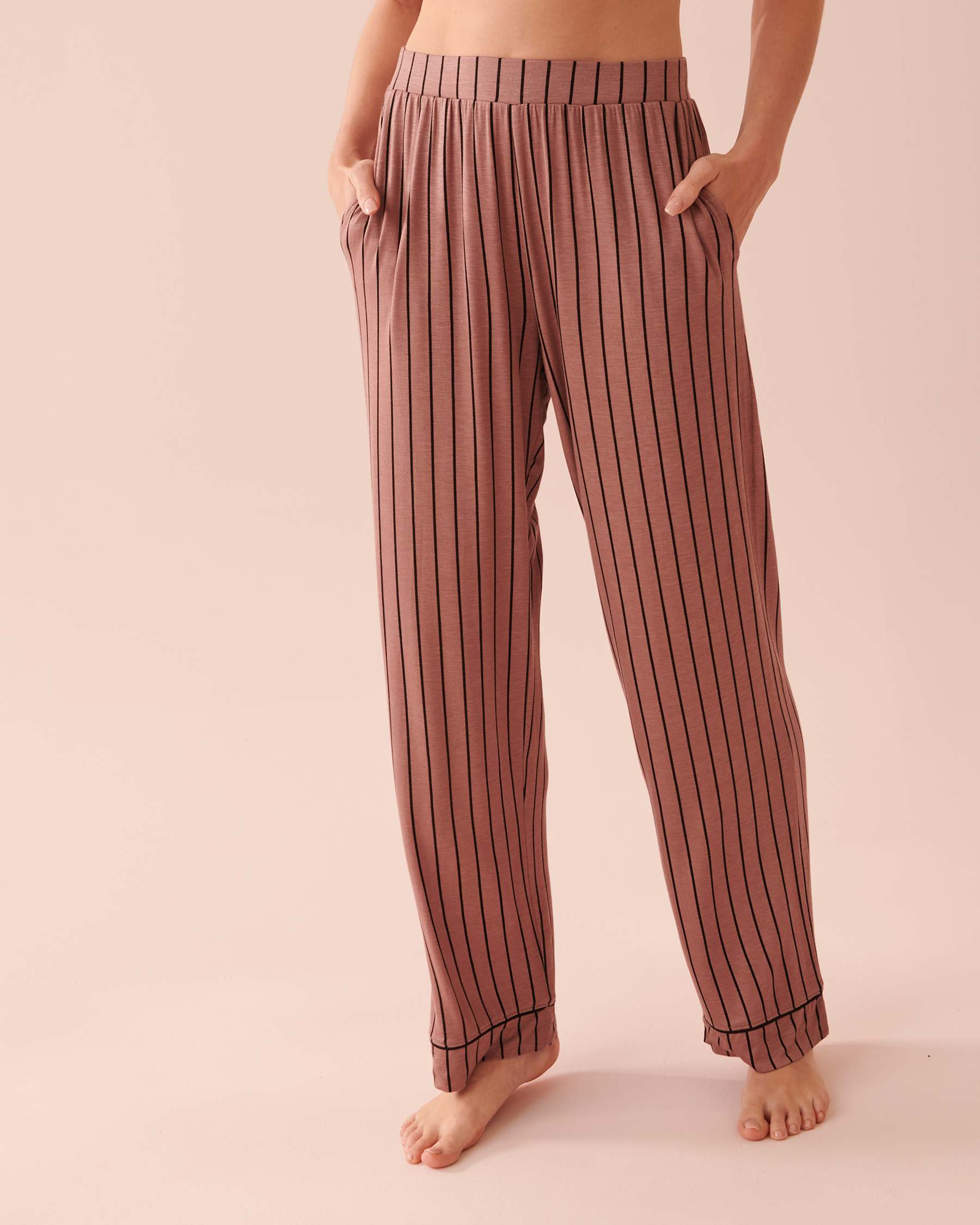 la Vie en Rose Women’s CHIC STRIPE Soft Jersey Pyjama Pants