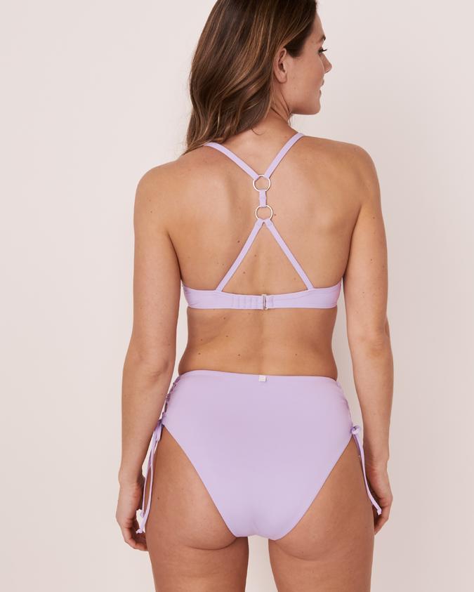 la Vie en Rose Women’s Purple LAVENDER Recycled Fibers Push-up Bikini Top