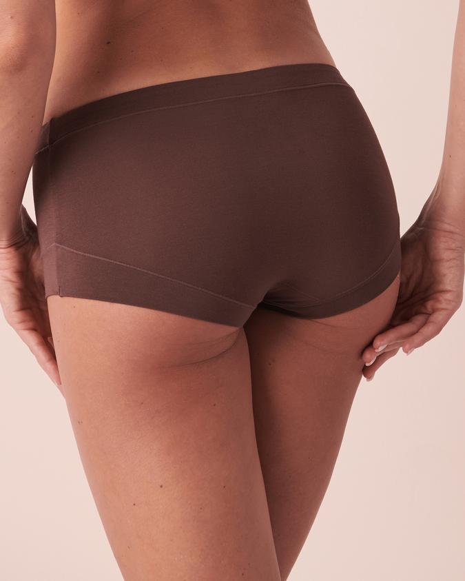 la Vie en Rose Women’s Brown Modal Boyleg Panty