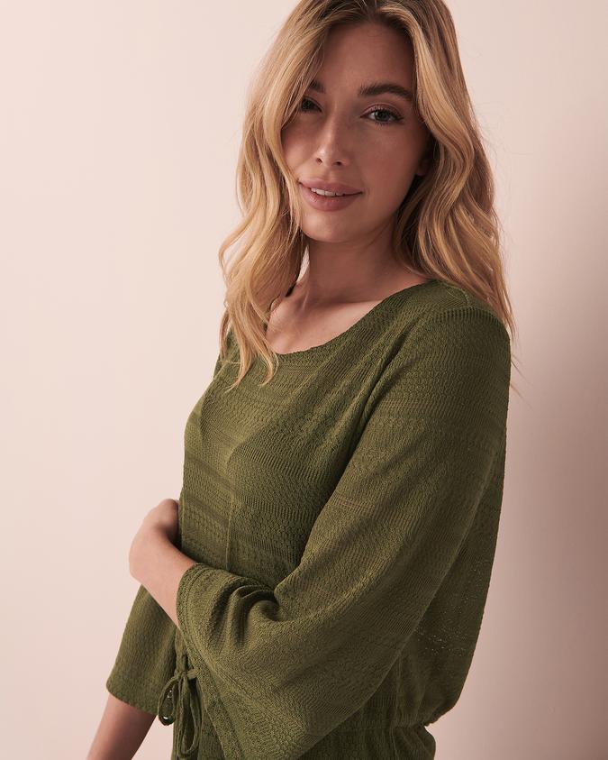 la Vie en Rose Women’s Green Tricot Tunic