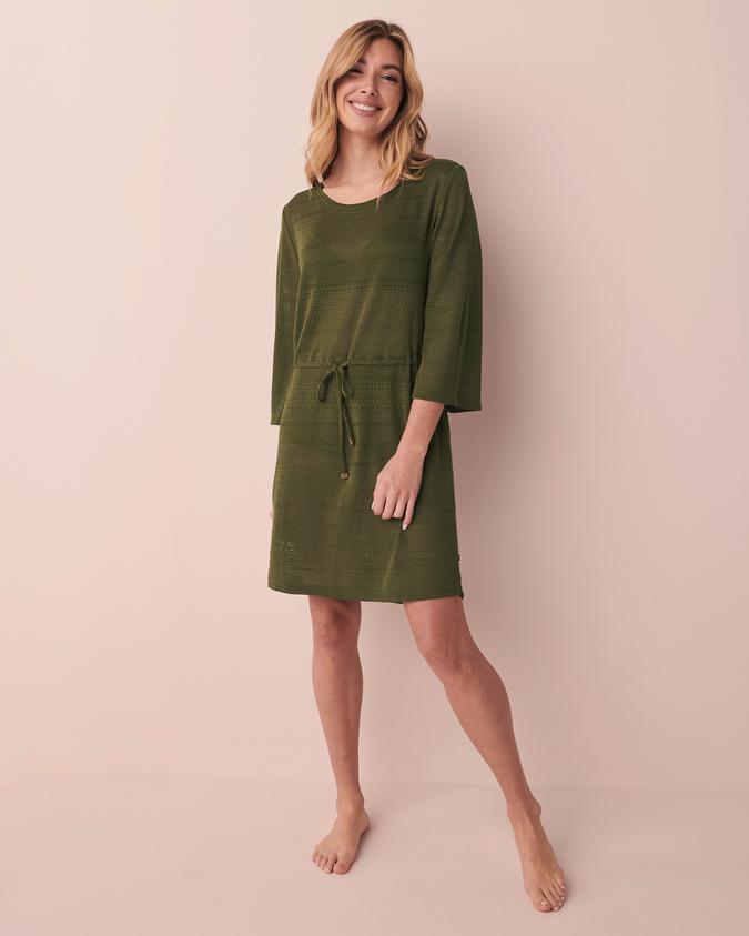 la Vie en Rose Women’s Green Tricot Tunic